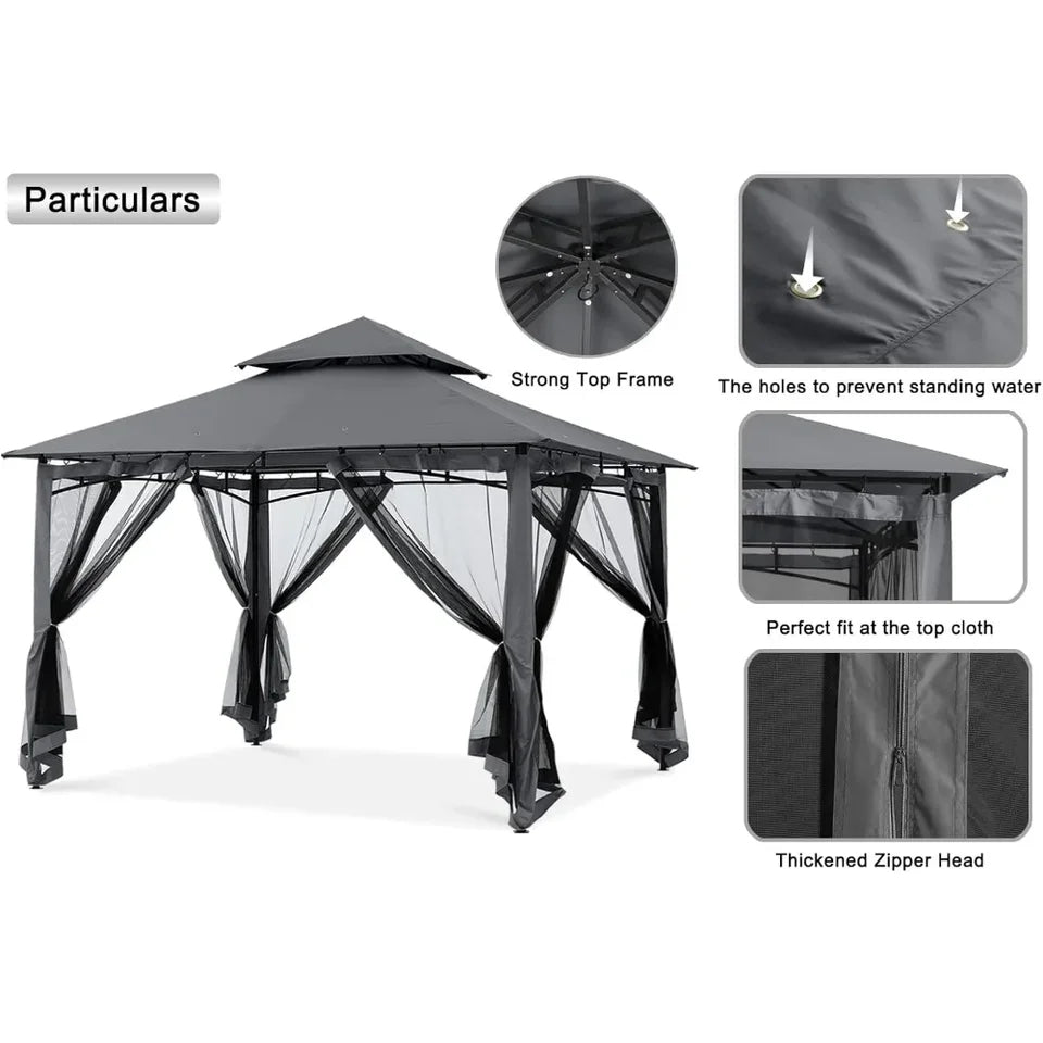 Netted Garden Gazebo