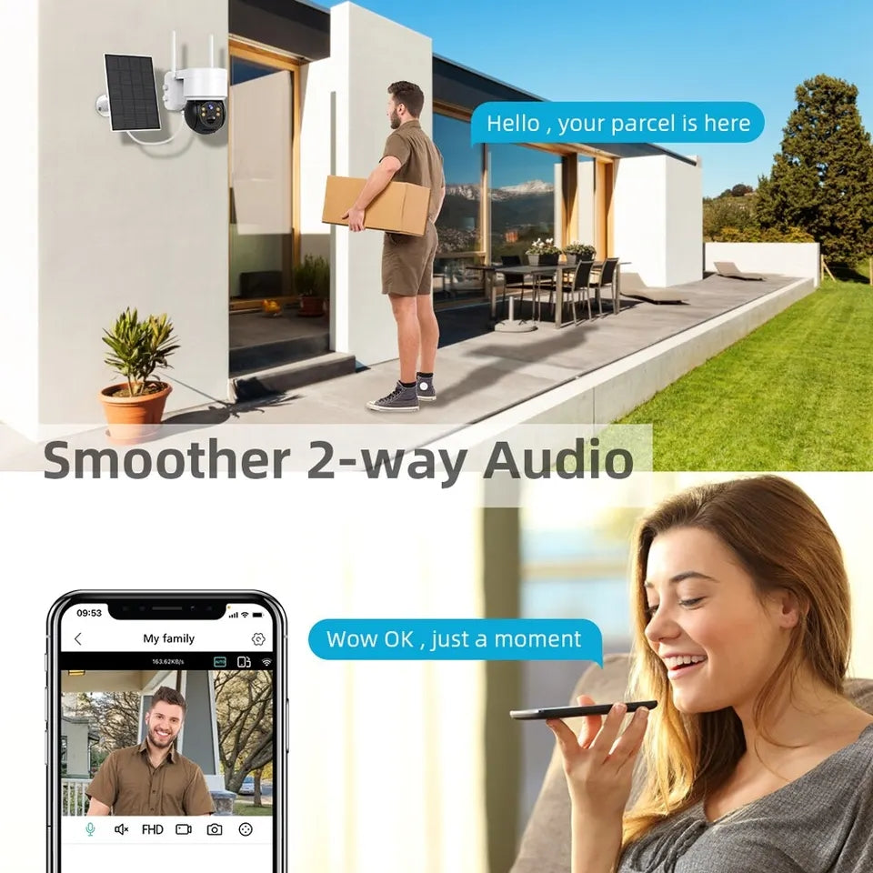 Solar Security Camera 4K